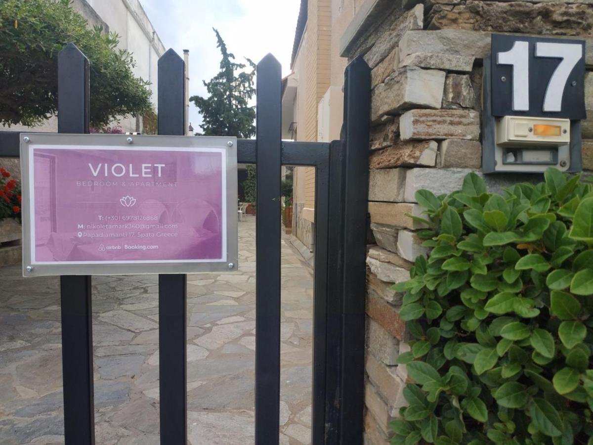 Violet Bedroom And Apartment Spáta Exterior foto
